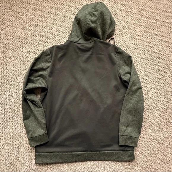 Like new. Mens XL Nike Dark Green and Black Hoodie Therma-fit jacket - Picture 3 of 5